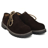 Country Maddox Classic Side Lace-Up Suede Shoes (Genuine Haferl shoe)
